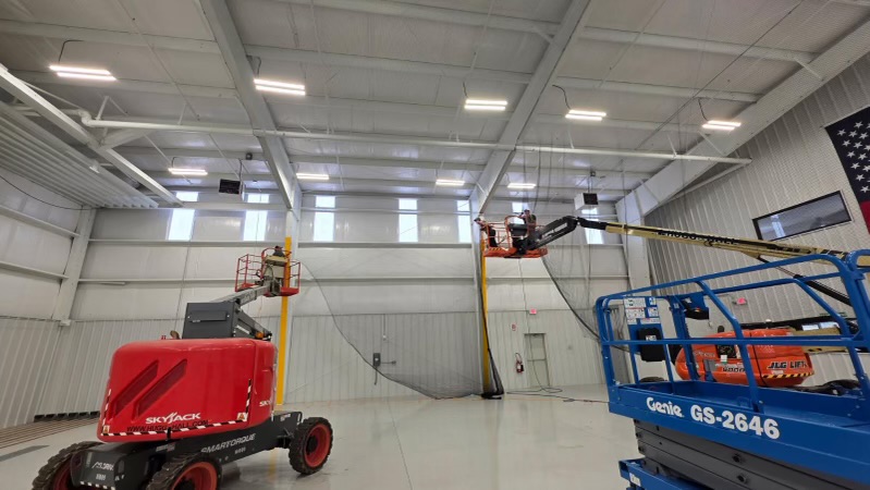 Clean industrial facility with bird prevention systems installed